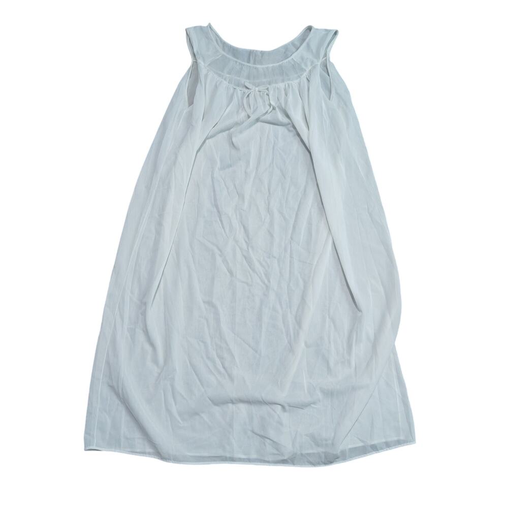 Vintage Stardust Isis Semi Sheer White Nightgown Womens Medium